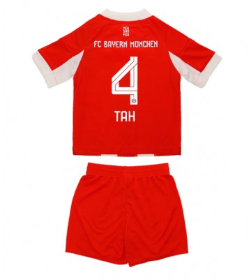 Bayern Munich Jonathan Tah #4 Replika Hemmatröja Barn 2025-26 Kortärmad (+ Korta byxor) Bayern Munich Jonathan Tah #4 Replika Hemmatröja Barn 2025-26 Kortärmad (+ Korta byxor)